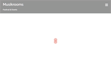 Tablet Screenshot of musikrooms.com